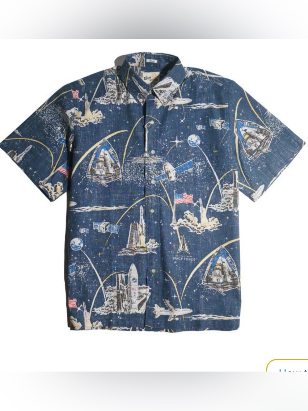 Reyn Spooner US Space Force Shirt 3XL /2XL